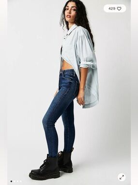 MOTHER The Looker Ankle Fray Jean In Need for Speed Size 31